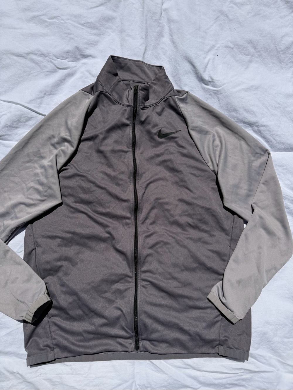 Nike Men’s Two-Tone Gray Lightweight Track Jacket